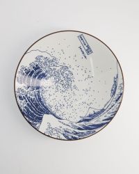Ramen Bowl Hokusai 27x6cm Blue/White