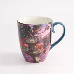 Kawaii Vintage Temple Mug W/Giftbox 8.5x10.2cm 380ml