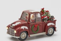 ДЕКОРАЦИЯ КАМИОНЧЕТО НА ДЯДО КОЛЕДА  МУЗИКА+ФИЛМ+LED