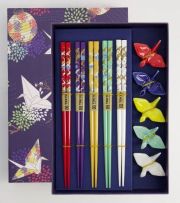 Chopstick Giftset/10 Crane