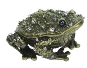Box Toad large with strass 