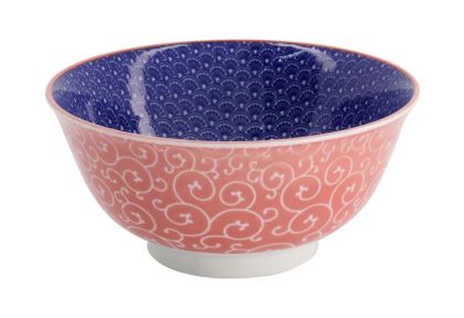 Tayo Bowl Seikaiha Inner Blue