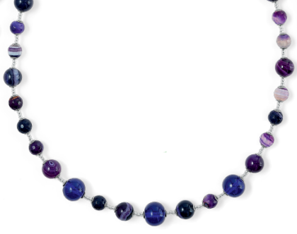 SCRIGNO  LIGHT VIOLA NECKLACE