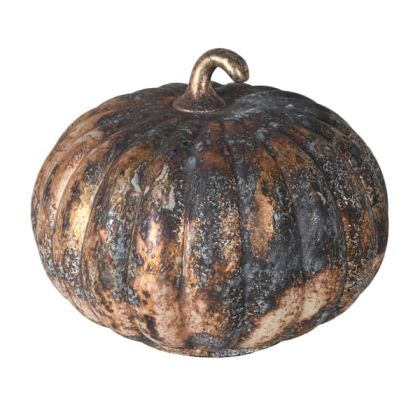 Patina Glass Pumpkin