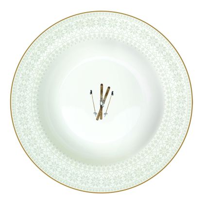 Porcelain soup plate Ø 21,5 cm CHALET