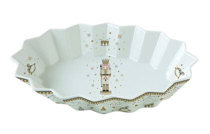 Porcelain oval plate 25x17 cm in color box ROYAL  NUTCRACKER