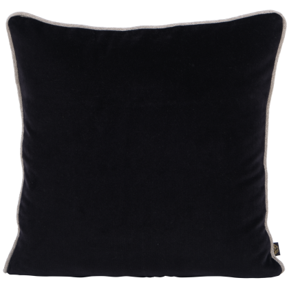 CUSHION COVER VELVET - NEW DELHI NOIR