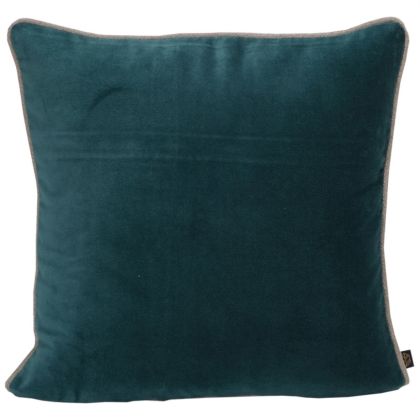 CUSHION COVER VELVET - NEW DELHI PEACOCK