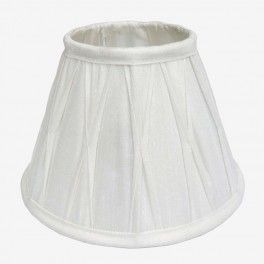 LAMPSHADES SILK 45cm WH SILK LAMPSH