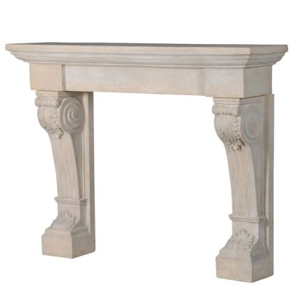 French Fire Surround - Roman Stone Effect