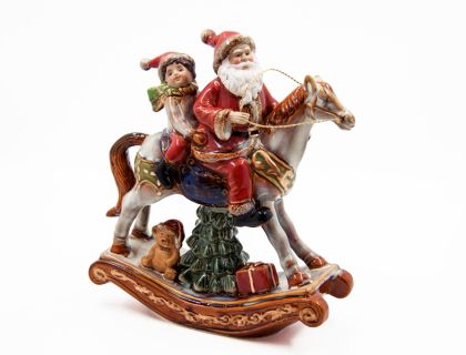 Santa Claus on Horse