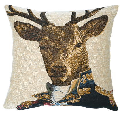 Ferdinand cushion cover in jacquard weave.