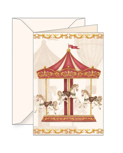 GREETING CARD - Rides - Carousel