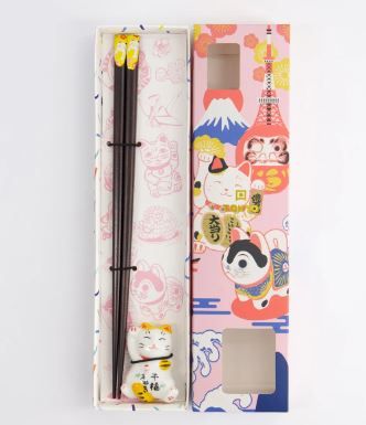 Chopstick Giftset Chopstick and Rest Lucky