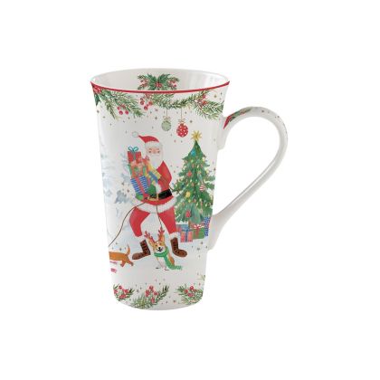 High quality Fine China mug 600 ml in color box  CHRISTMAS JOY