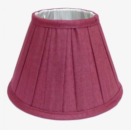 40cm STRAWBERRY SILK LAMPSHADE WITH WIDE BOARD