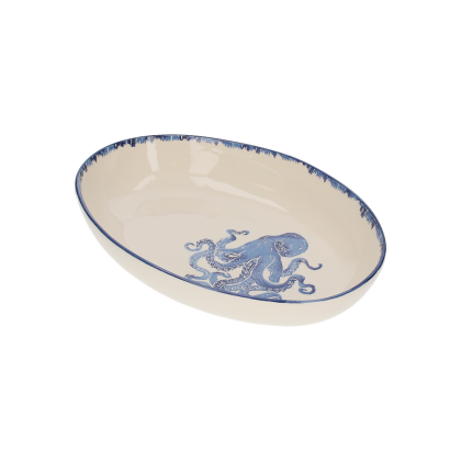 CERAMIC BOWL BLUE CRAB 