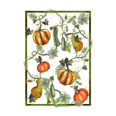 Tablecloth natural white  kurbis