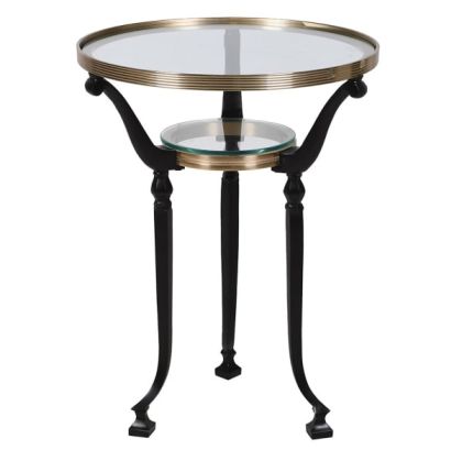Stanton Glass Side Table