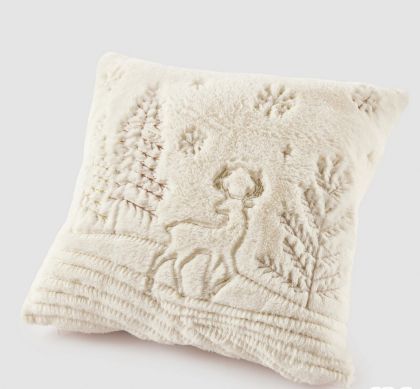 ВЪЗГЛАВНИЦА С ПЪЛНЕЖ  -  КОЛЕДЕН МОТИВ