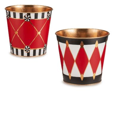 SET 2 METAL HOLDER Rhombus