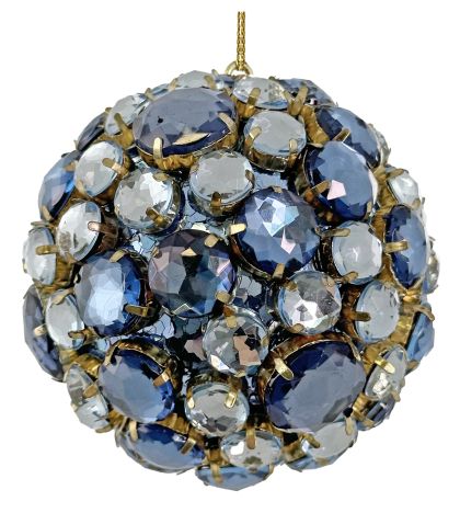 Jewel ball lt blue 7cm