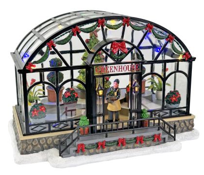 КОЛЕДНА ОРАНЖЕРИЯ С ЛЕД СВЕТЛИНИ 