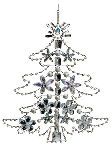 Jewel Christmas tree ornament 40cm