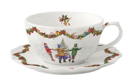 PORCELAIN CUP&SOUSER 300 ML IN BOX