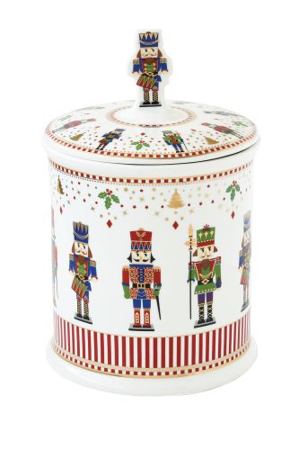 Porcelain cookie jar Ш 14 cm h 21 cm in color box