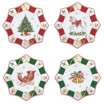 СЕТ 4БР.ПОРЦЕЛАНОВИ ЧИНИИКИ - CHRISTMAS TALE