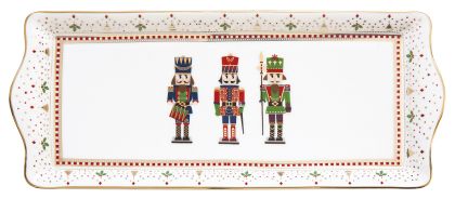 ПОРЦЕЛАНОВО ПЛАТО ЗА ЗАКУСКА - NUTCRACKER