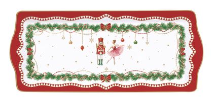 Porcelain serving platter 35x15 cm in color box