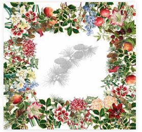 TABLECLOTH 110X110 CM LINEN