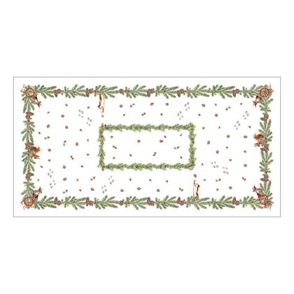 TABLECLOTH 110X110 CM LINEN