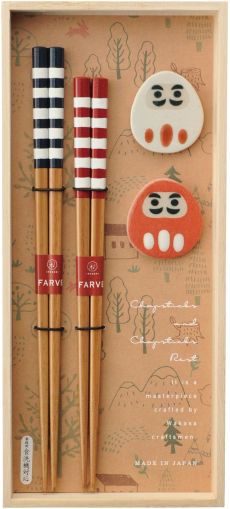 КЛЕЧКИ ЗА СУШИ - Milk Stripes Gift set