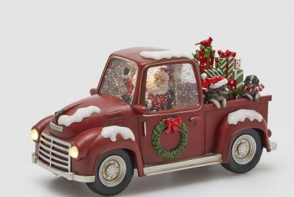 PICK-UP DECORATION WITH DADDY AND BISCUIT H.16 L.28 L.12 MUSIC+MOV.+LED