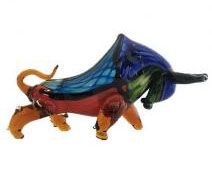 BULL MULTICOLOR GLASS
