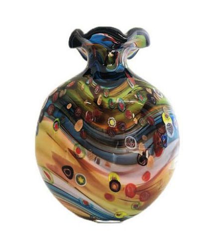 GLASS VASE - MULTICOLOR