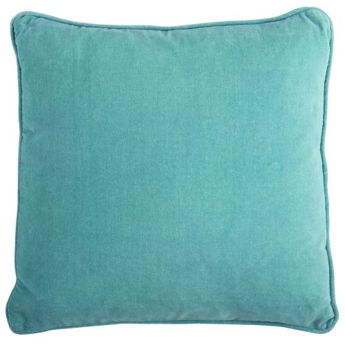 CUSHION COVER VELVET DUSTY BLUE LIGH