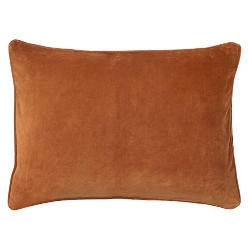 CUSHION COVER VELVET RED OCHRE