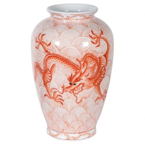 Red Dragon Vase