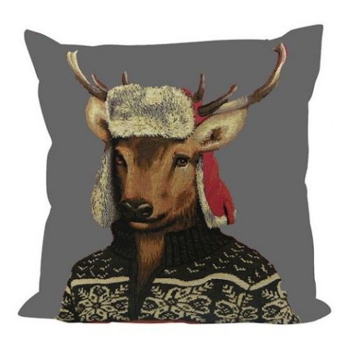 Gobelin cushion nordic deer  45x45cm