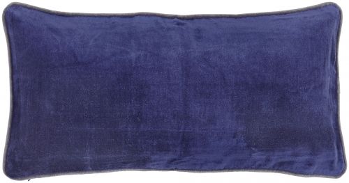 VELVET CUSHION COVER - INDIGO 30/60cm