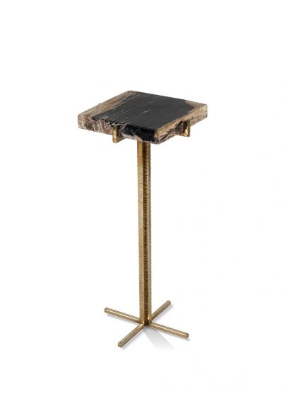 DRINK TABLE 'MANAMA' PETRIFIED WOOD