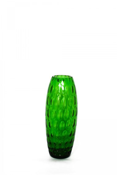 OLIVE VASE 30 CM  BOTTLE - GREEN