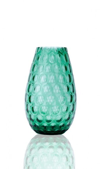 OLIVE VASE 25 CM  - GREEN