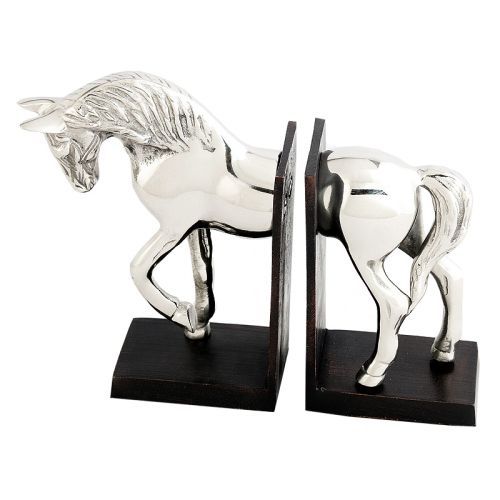 HORSE SHAPED BOOKENDS