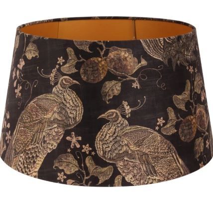 lampshade velvet