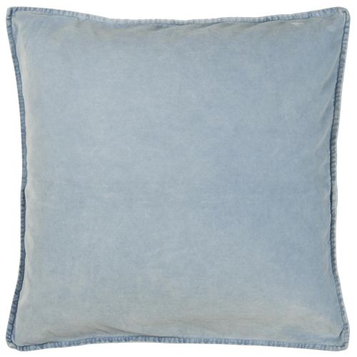 Cushion cover velvet blue shade